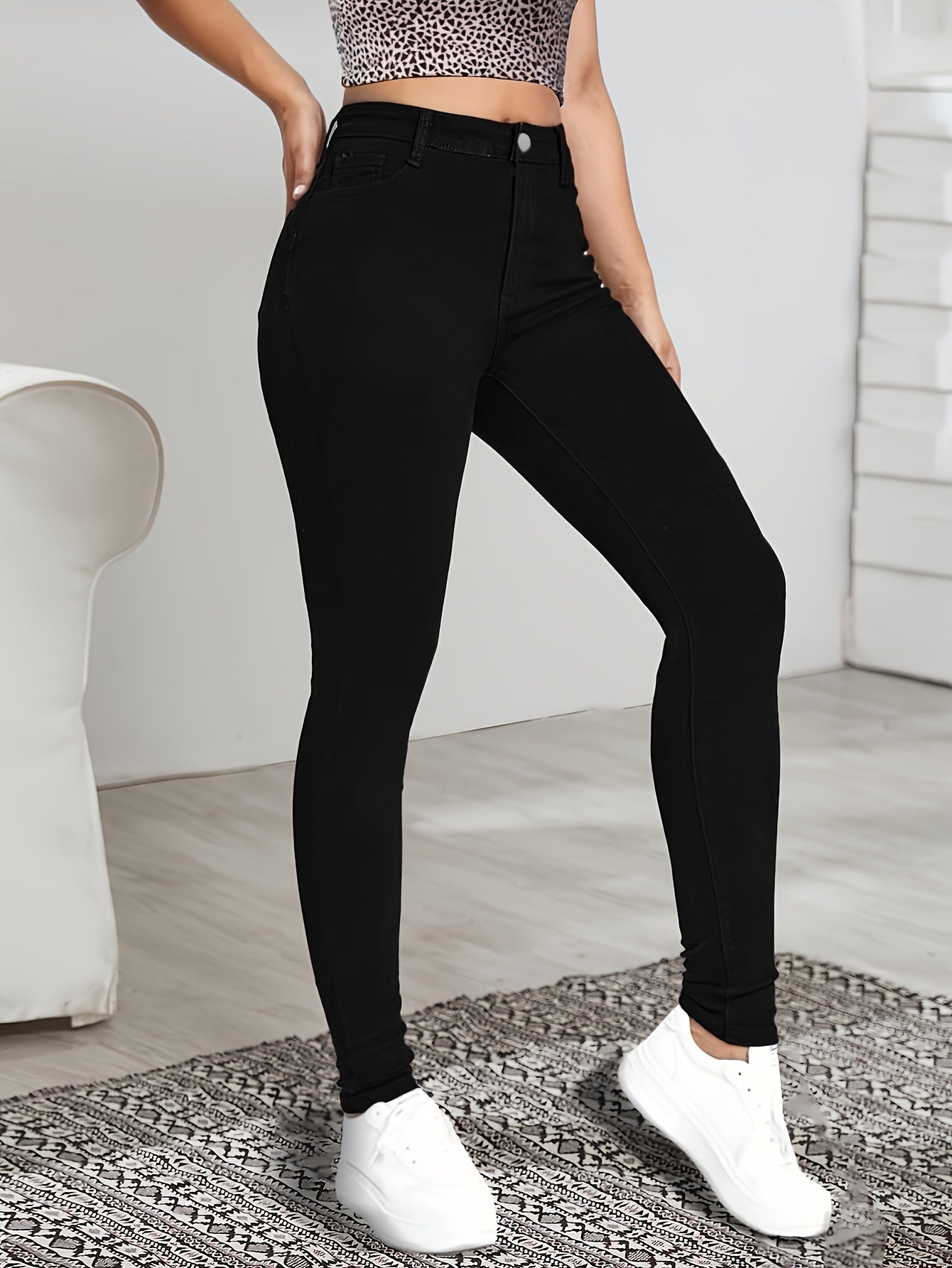 LISETTE™ - Sleek High-Waist Skinny Jeans 