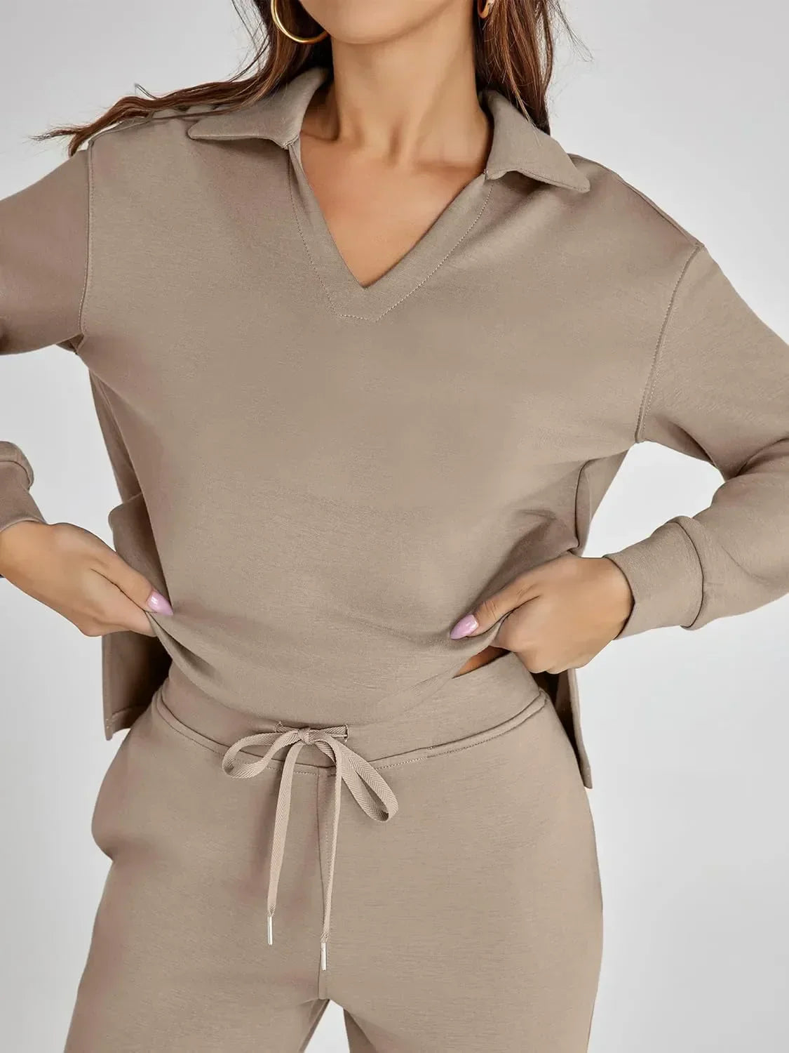 RENÉE™ - Cozy Minimalist Two-Piece Set 