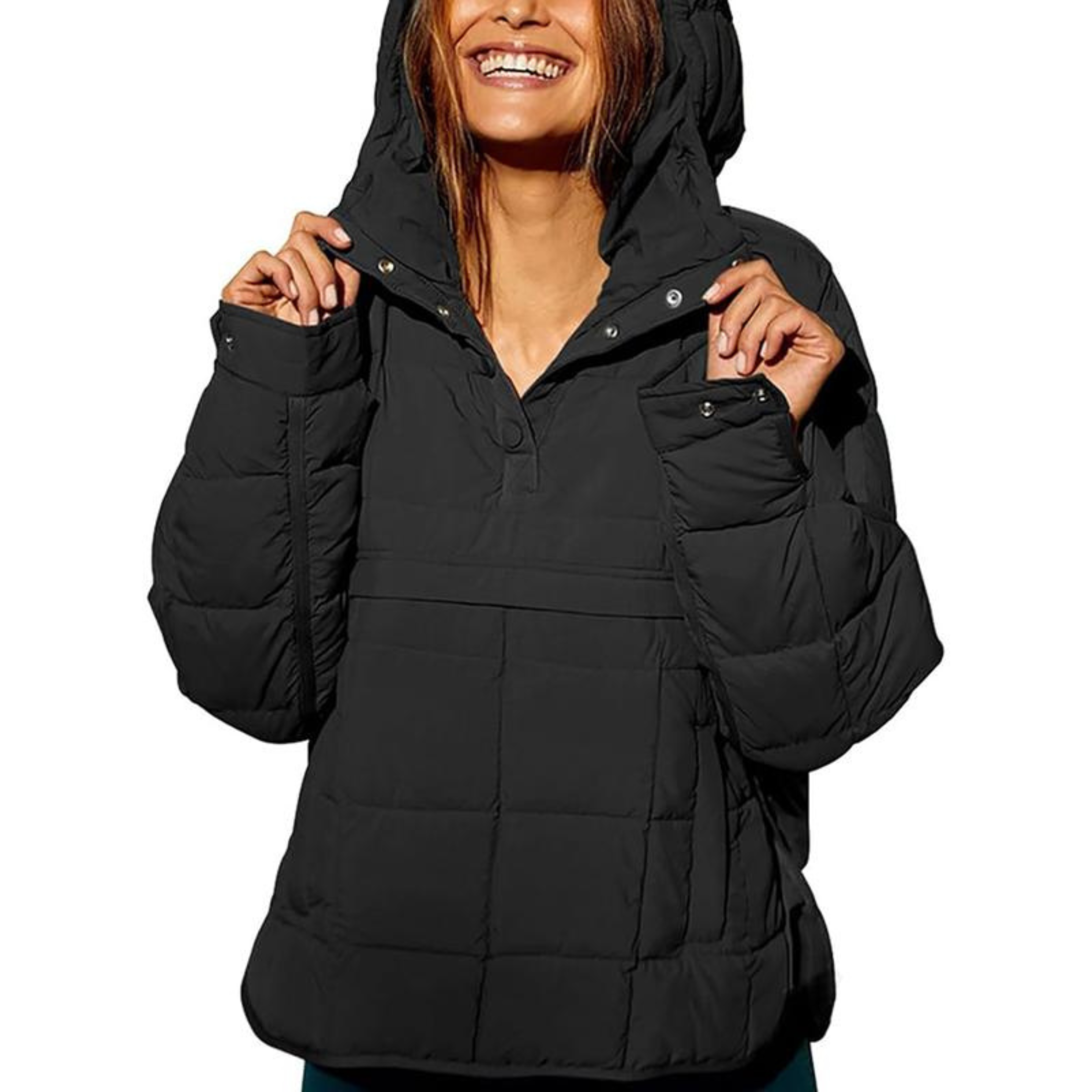 FARRELL™ – Oversized Hooded Pullover Hooded Jacket 