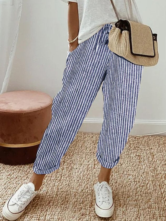 Elowyn | Relaxed Linen Drawstring Pants
