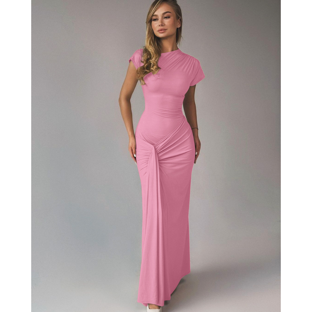 NICOLET™ - Formal Tie Back Bodycon Evening Dress 