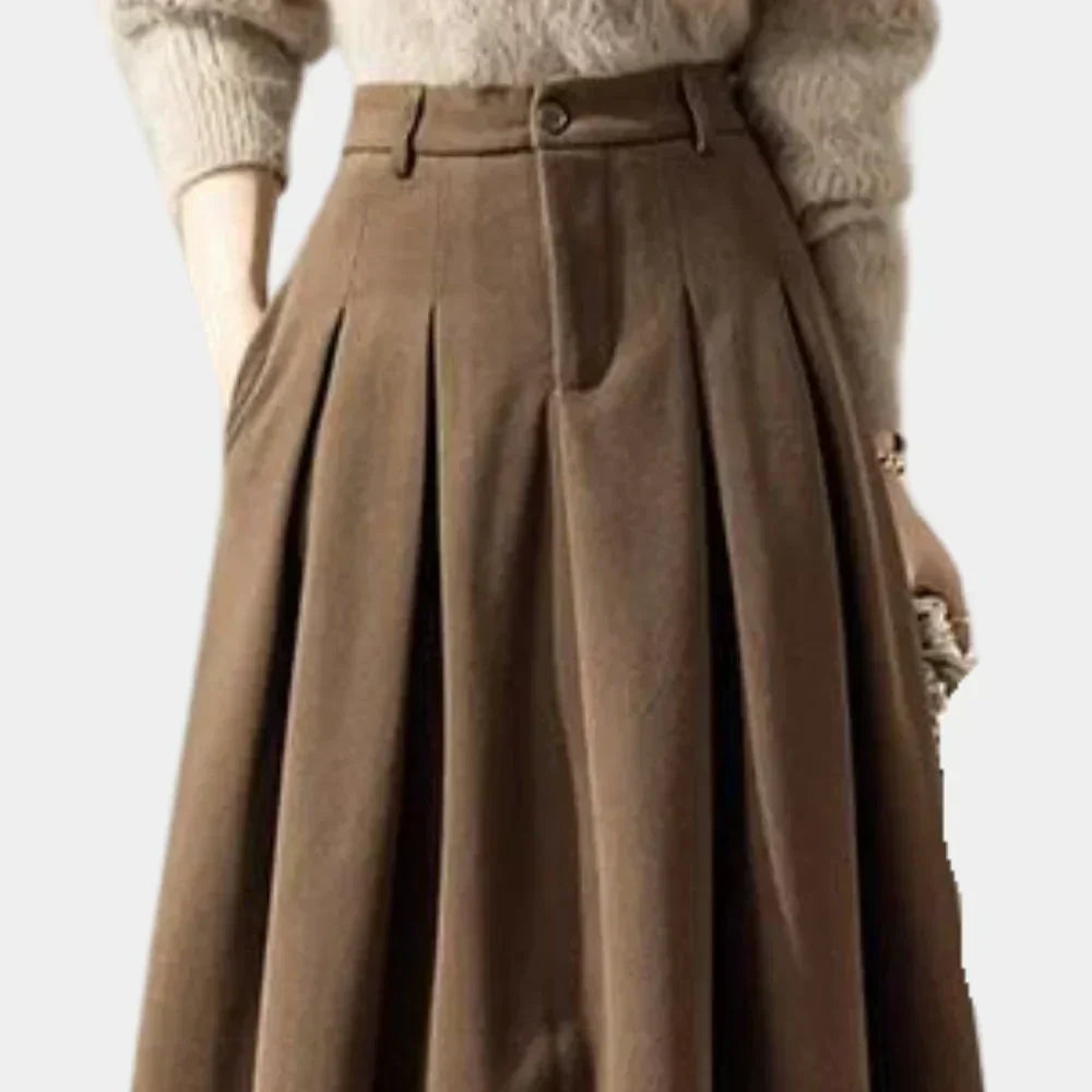 Elaria | High Waisted Elegant Maxi Skirt