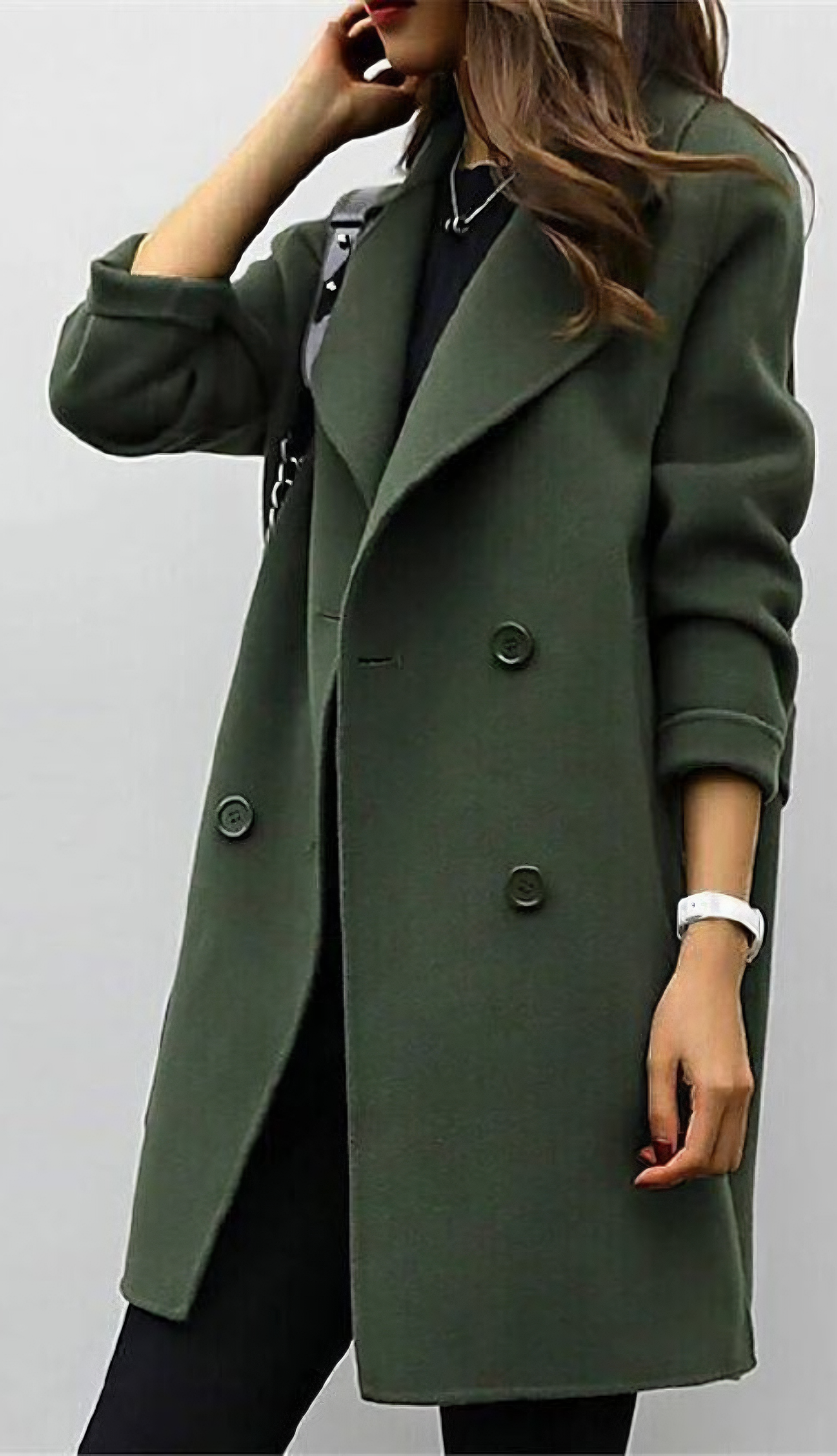 CELINA™ - Long Trench Coat 