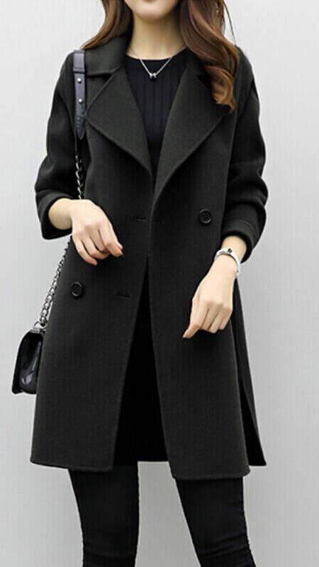 CELINA™ - Long Trench Coat 