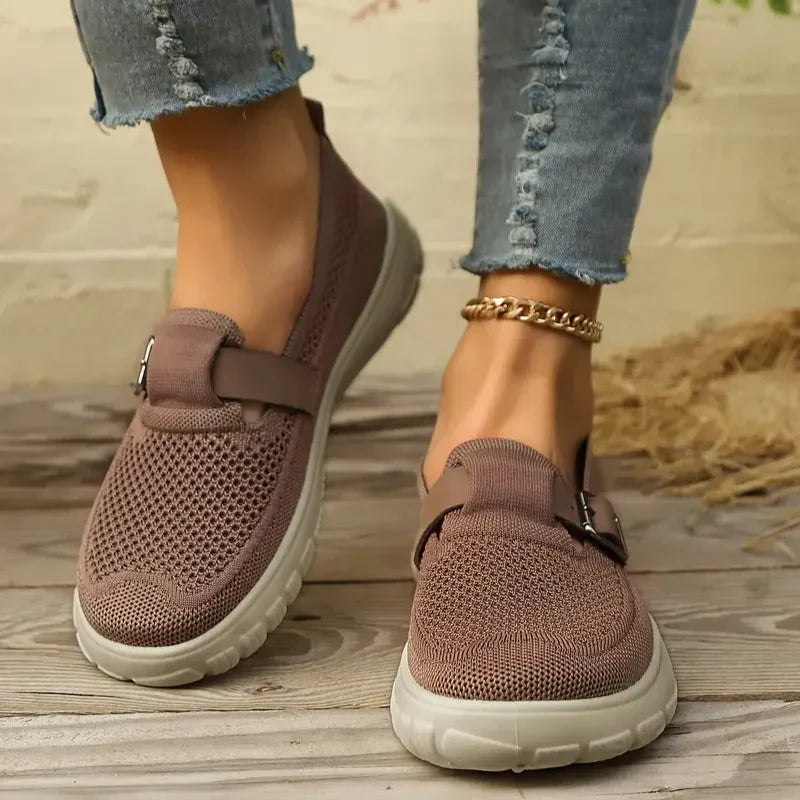 Aurelia | Knit Mary Jane Walking Shoes