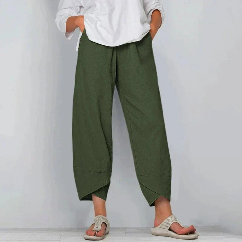 Sorella | Relaxed Cropped Wide Leg Pants