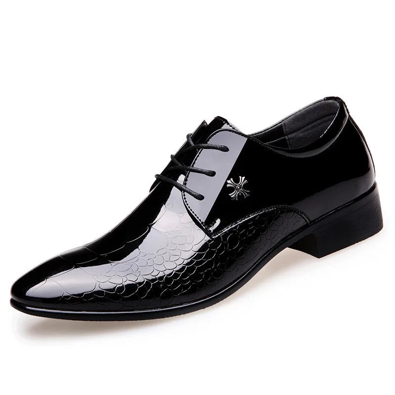 Lorenzo | Men's Patent Leather Oxford Shoes