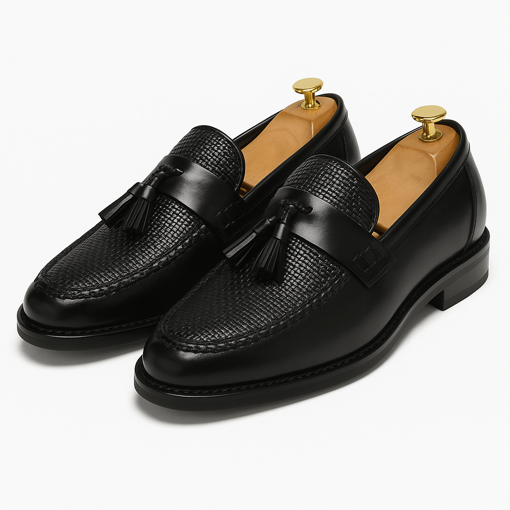 Enzo | Men's Leather Tassel Loafers
