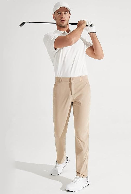 Tristan | Stretch Straight-Leg Performance Trousers