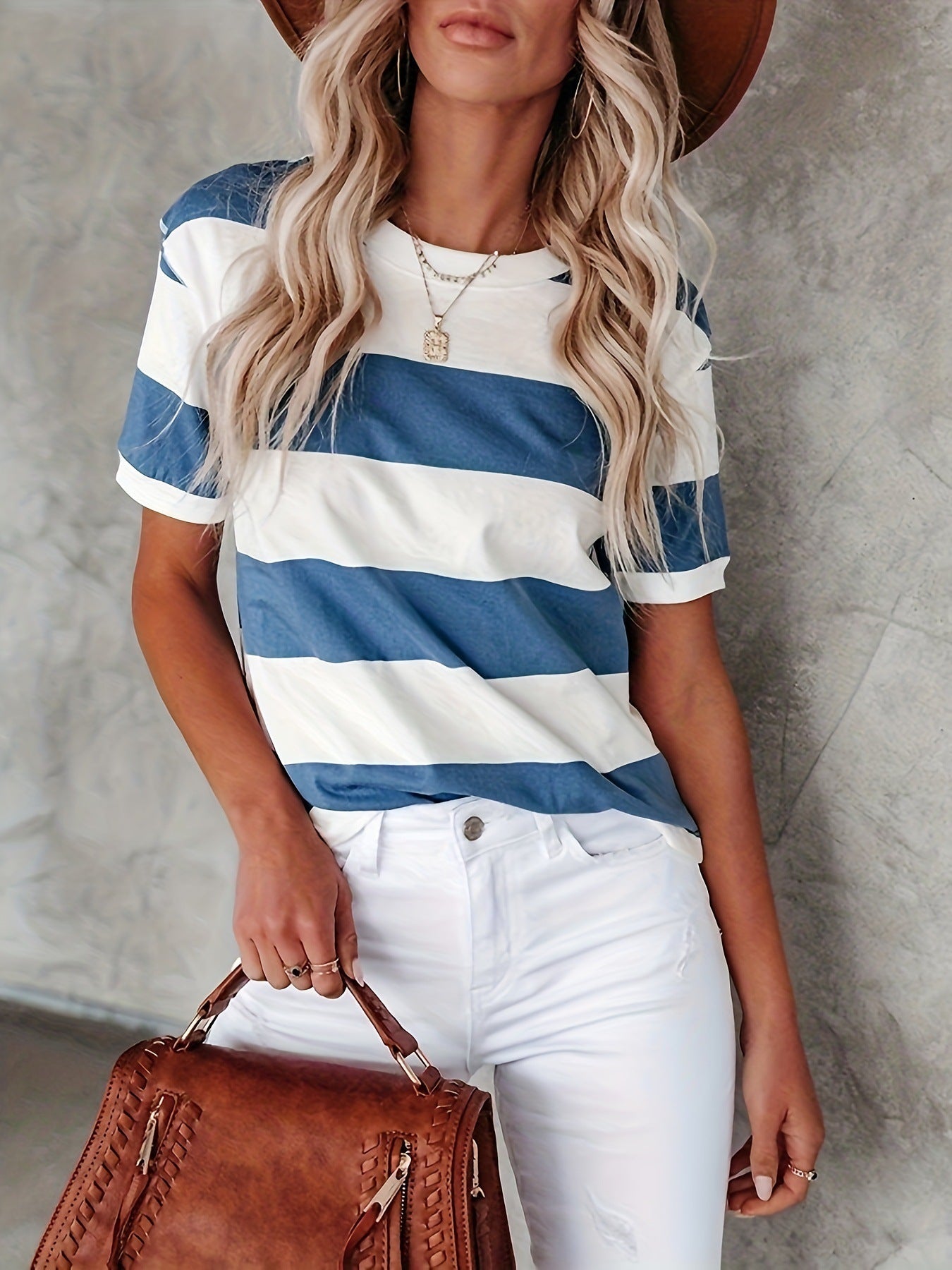 KAELY™ – Easygoing Classic Stripe Tee 