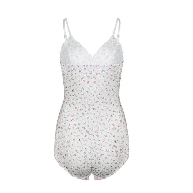 JOY™ – Dreamy Floral Sleeveless Bodysuit 