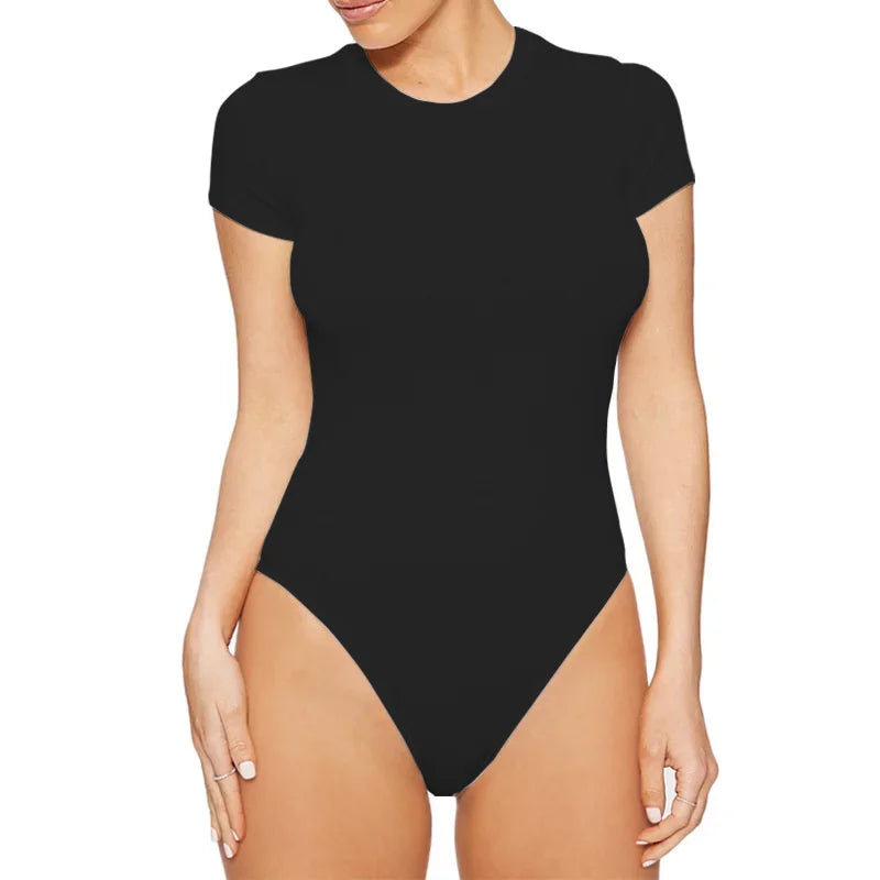 JANELLE™ – Classic Short Sleeve Bodysuit 