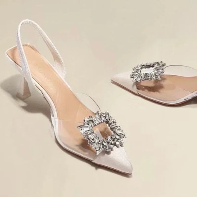 ROCHELLE™ – Sophisticated Sparkle Pointed Heels 