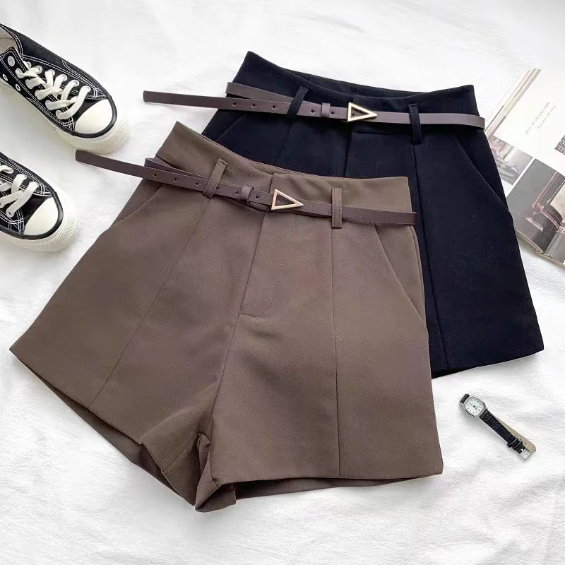 RACHELLE™ – Sleek High Waist Shorts 