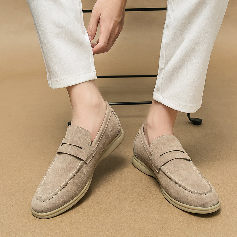 Theo | Casual Suede Penny Loafers for Men