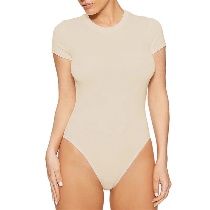 JANELLE™ – Classic Short Sleeve Bodysuit 