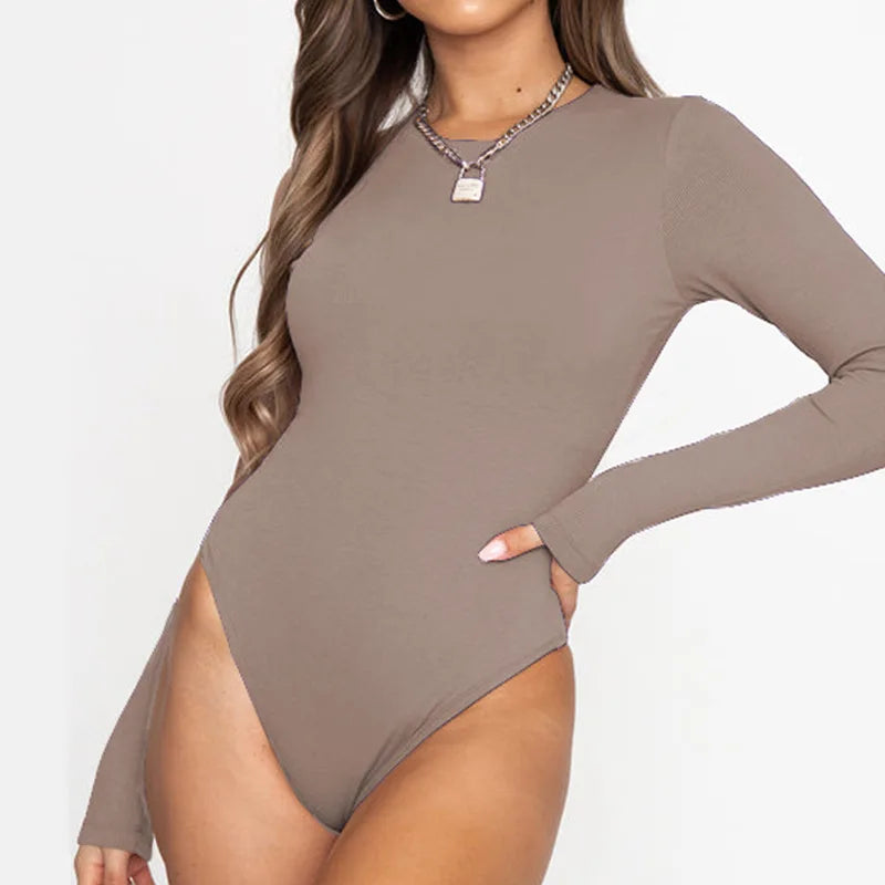 MIRAYE™ – ​​Sleek Long Sleeve Bodysuit