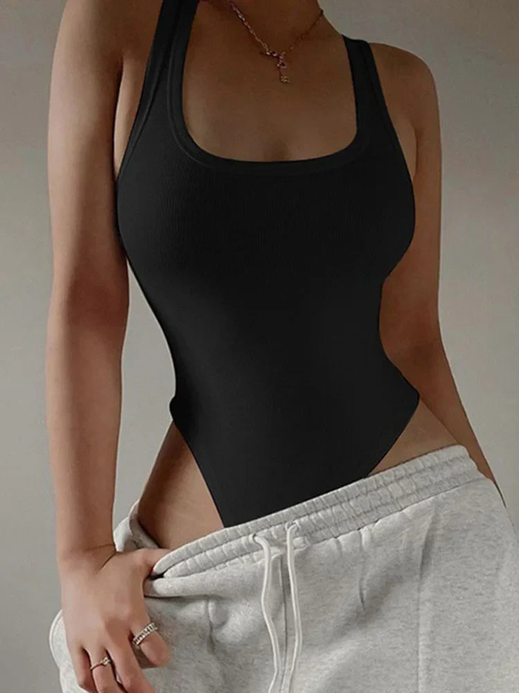 NADÈGE™ – Casual Sleeveless Bodysuit 