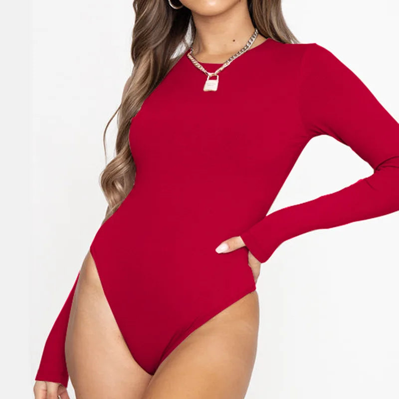 MIRAYE™ – ​​Sleek Long Sleeve Bodysuit