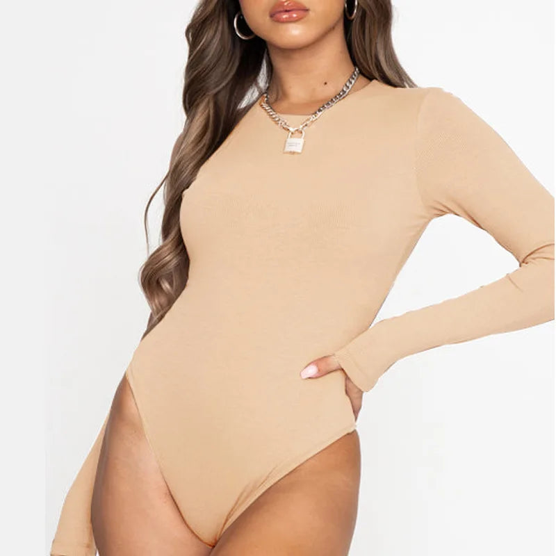 MIRAYE™ – ​​Sleek Long Sleeve Bodysuit