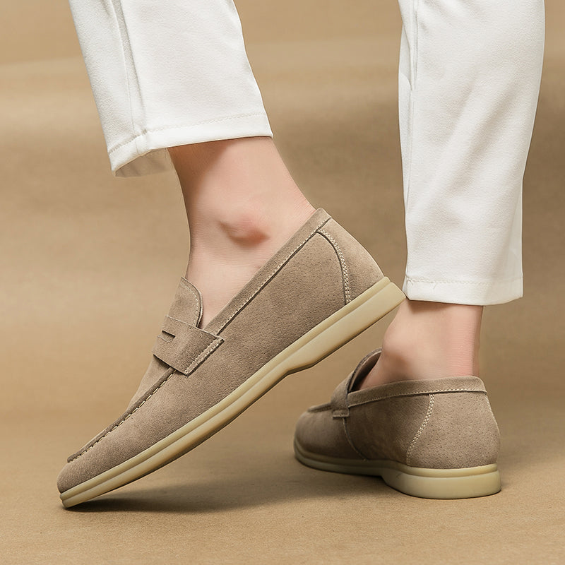 Theo | Casual Suede Penny Loafers for Men