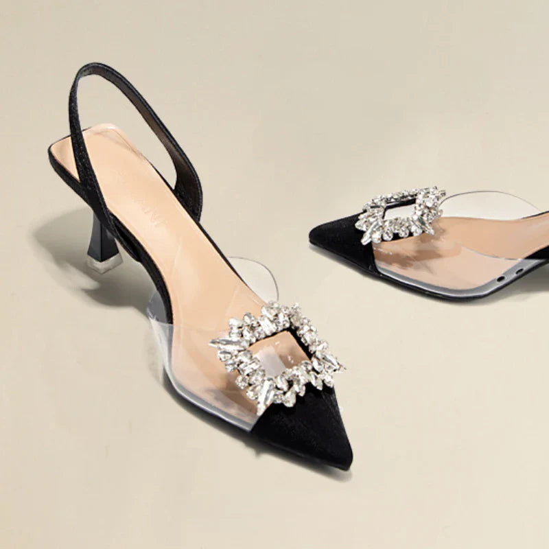 ROCHELLE™ – Sophisticated Sparkle Pointed Heels 