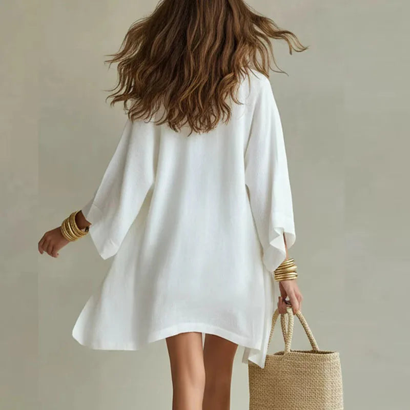 Serena | Linen Three Piece Shorts Set