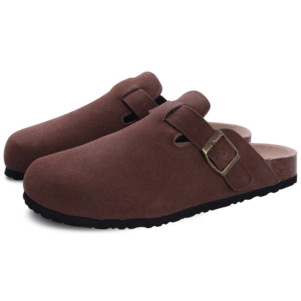 Colette | Refined Suede Corkbed Mules