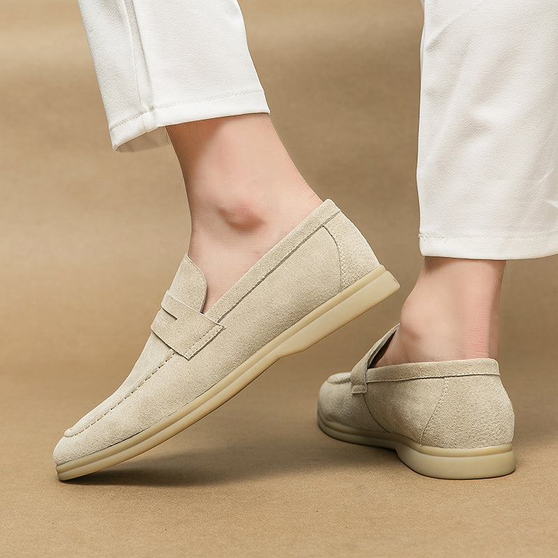 Theo | Casual Suede Penny Loafers for Men
