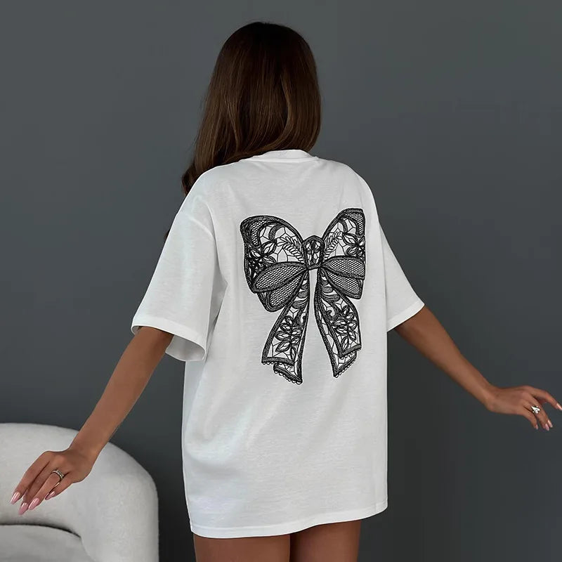 TALIE™ – Cute &amp; Comfy Bow Tee 
