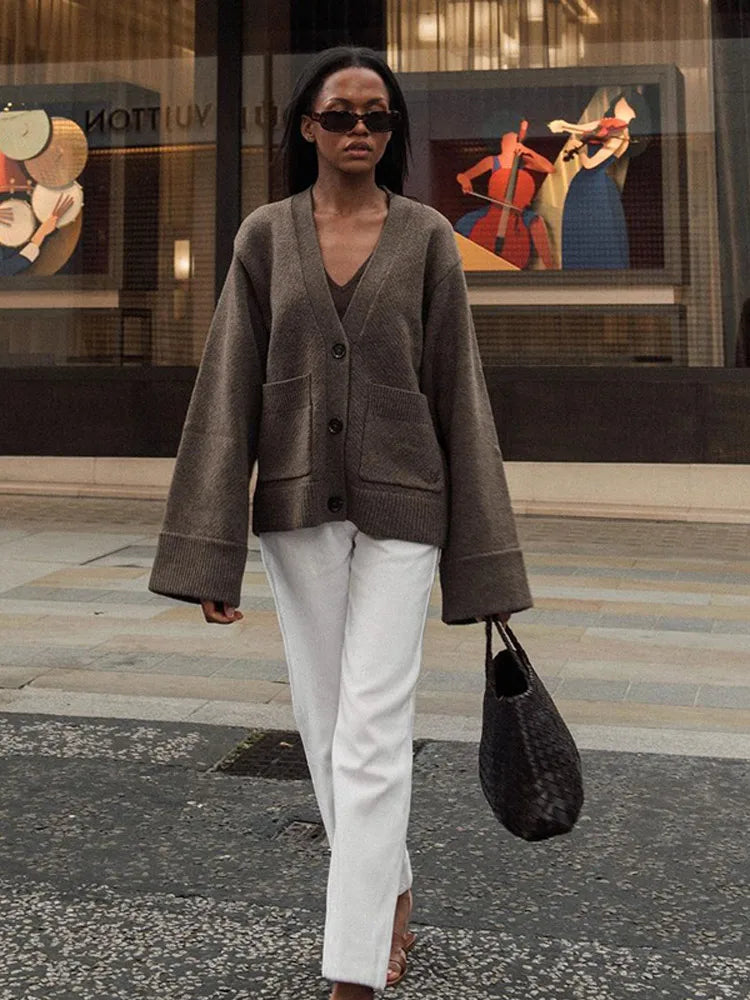 JULIETTE™ - V-Neck Knit Cardigan 