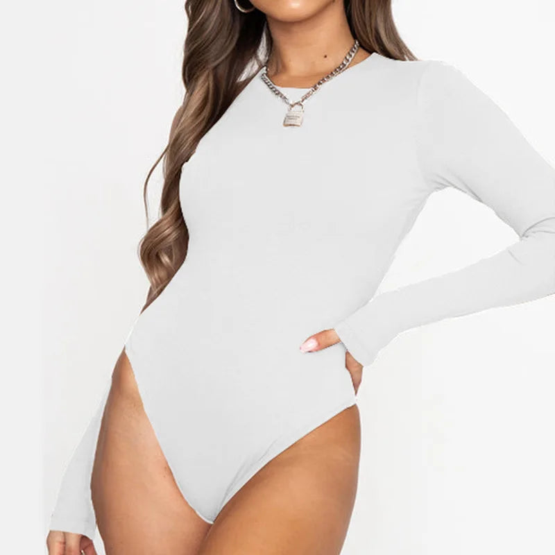 MIRAYE™ – ​​Sleek Long Sleeve Bodysuit