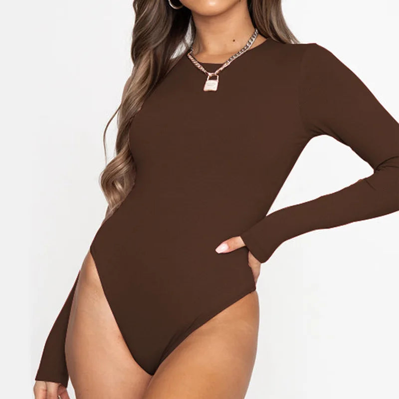 MIRAYE™ – ​​Sleek Long Sleeve Bodysuit