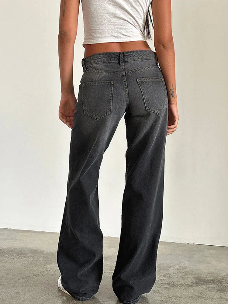 SYLVAINE™ – Vintage Casual Baggy Jeans 