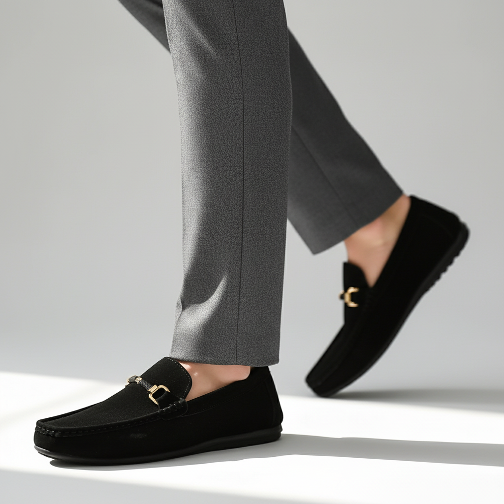 Bellano | Classic Suede Slip On Loafers