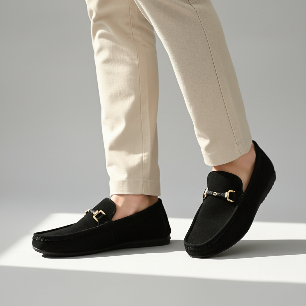 Bellano | Classic Suede Slip On Loafers
