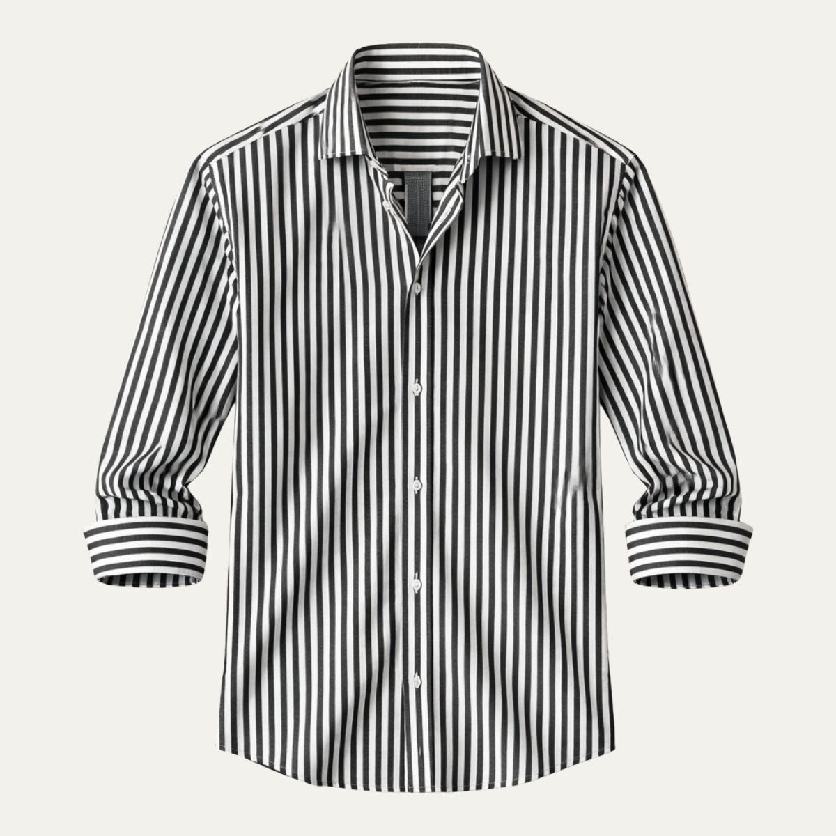 Asheville | Men's Long Sleeve Striped Linen Shirt