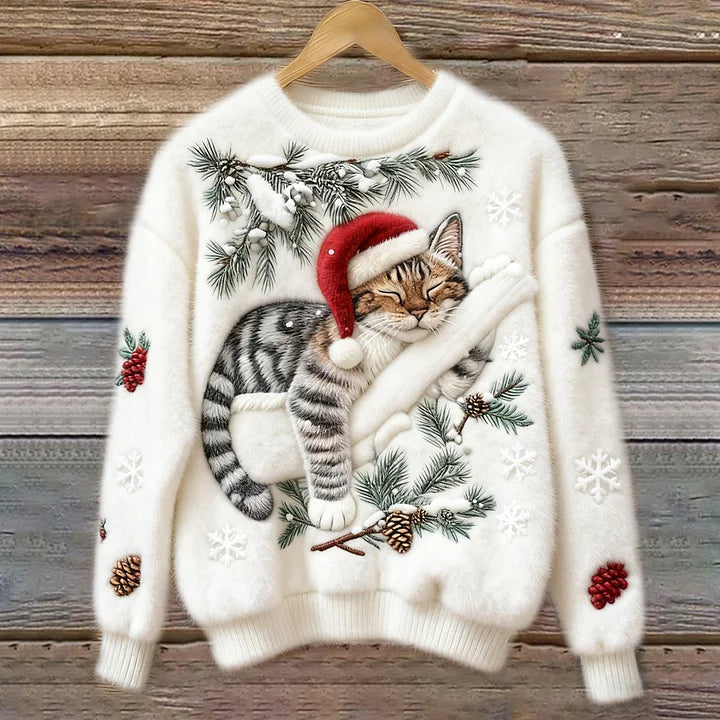 Flocon | Festive Cat Plush Jumper
