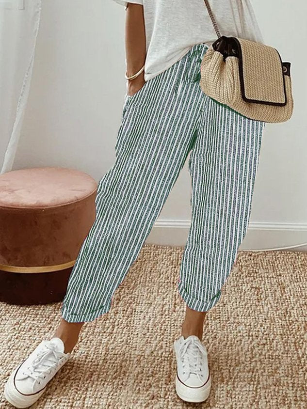 Elowyn | Relaxed Linen Drawstring Pants
