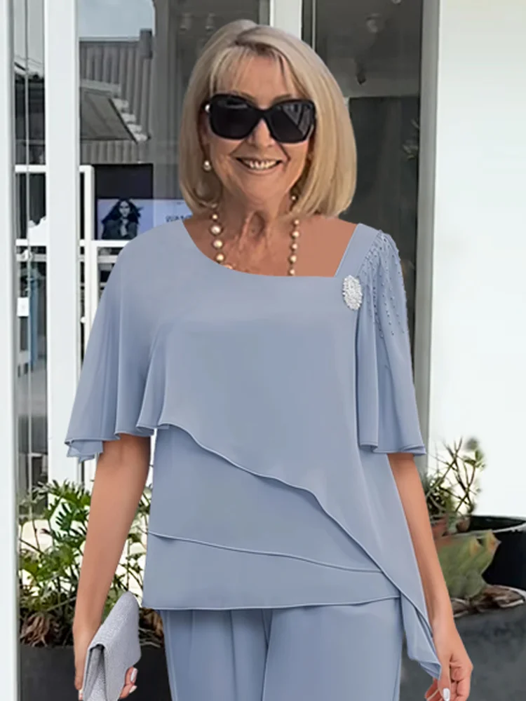 Celeste | Elegant Two-Piece Flowy Summer Set