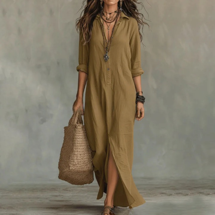 Agnes | Relaxed Shirt Maxi Dress
