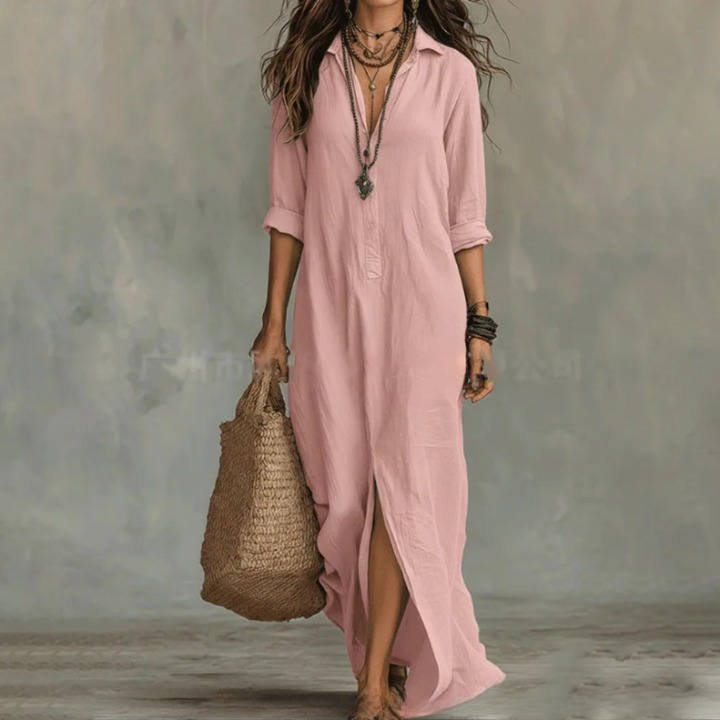Agnes | Relaxed Shirt Maxi Dress