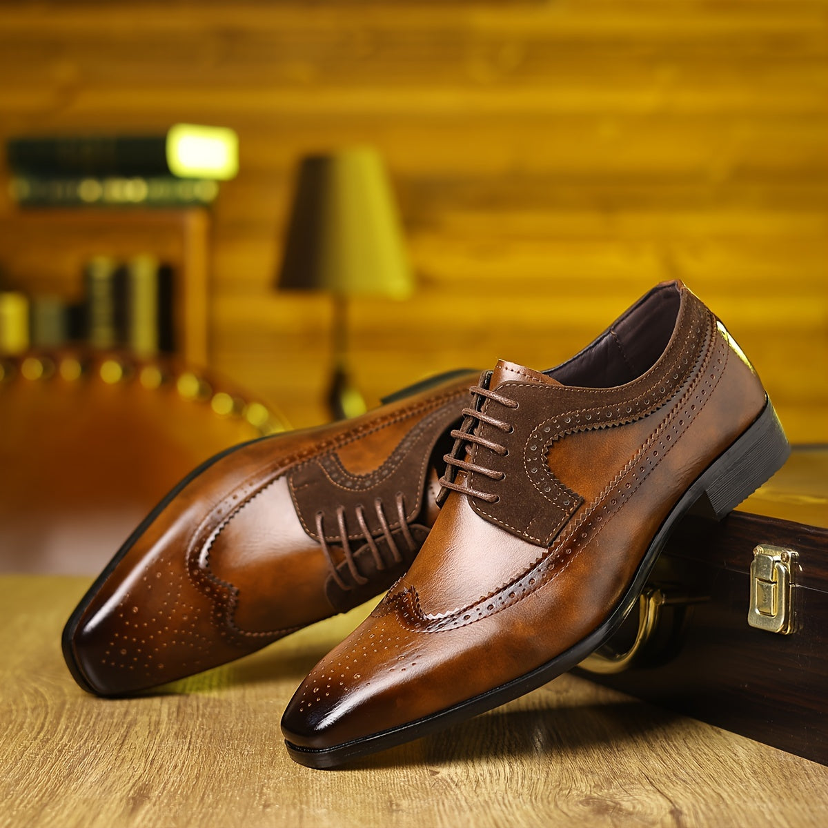 Vincent | Refined Brogue Oxford Shoes