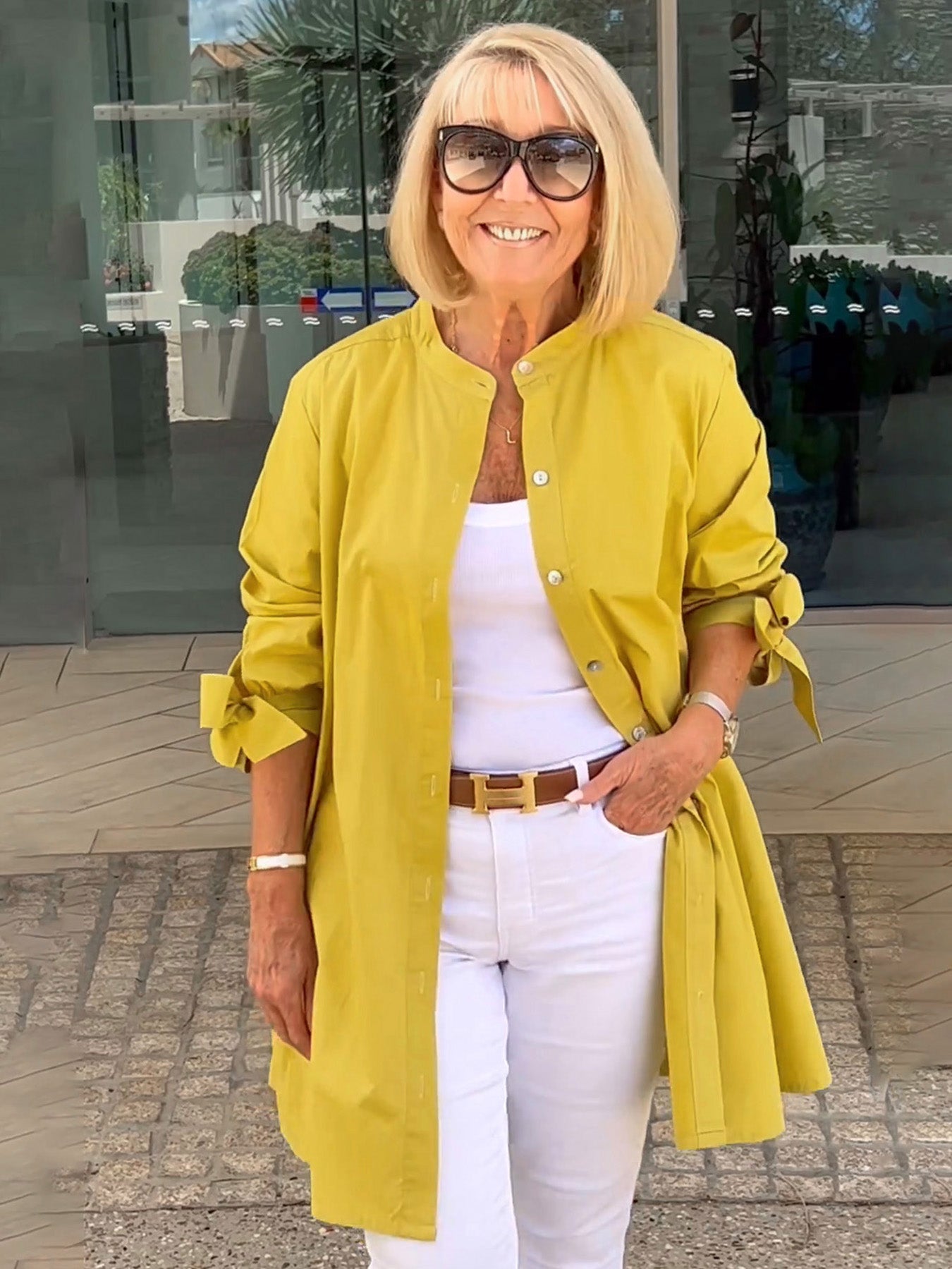 CÉLINA™ - Classy Long Shirt Jacket 