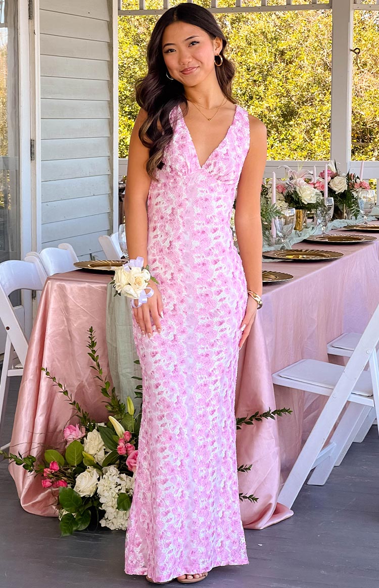Blair | Elegant Floral Maxi Dress for Wedding Guests