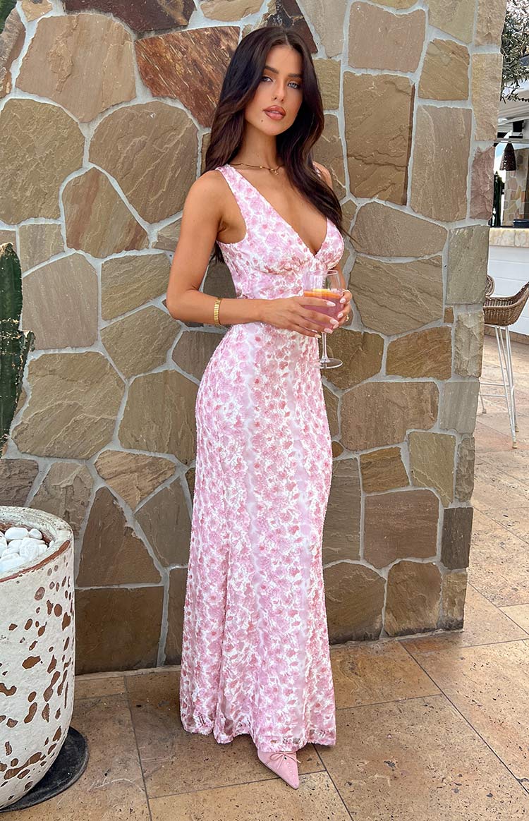 Blair | Elegant Floral Maxi Dress for Wedding Guests