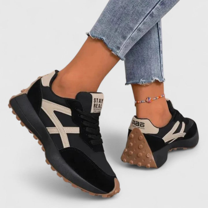 Sienna | Retro Contrast Runner Sneakers