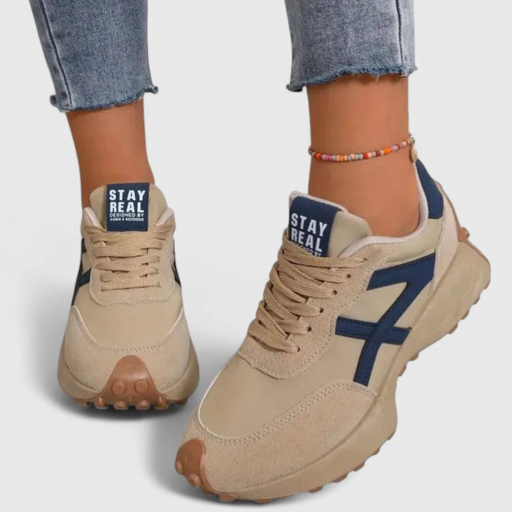 Sienna | Retro Contrast Runner Sneakers