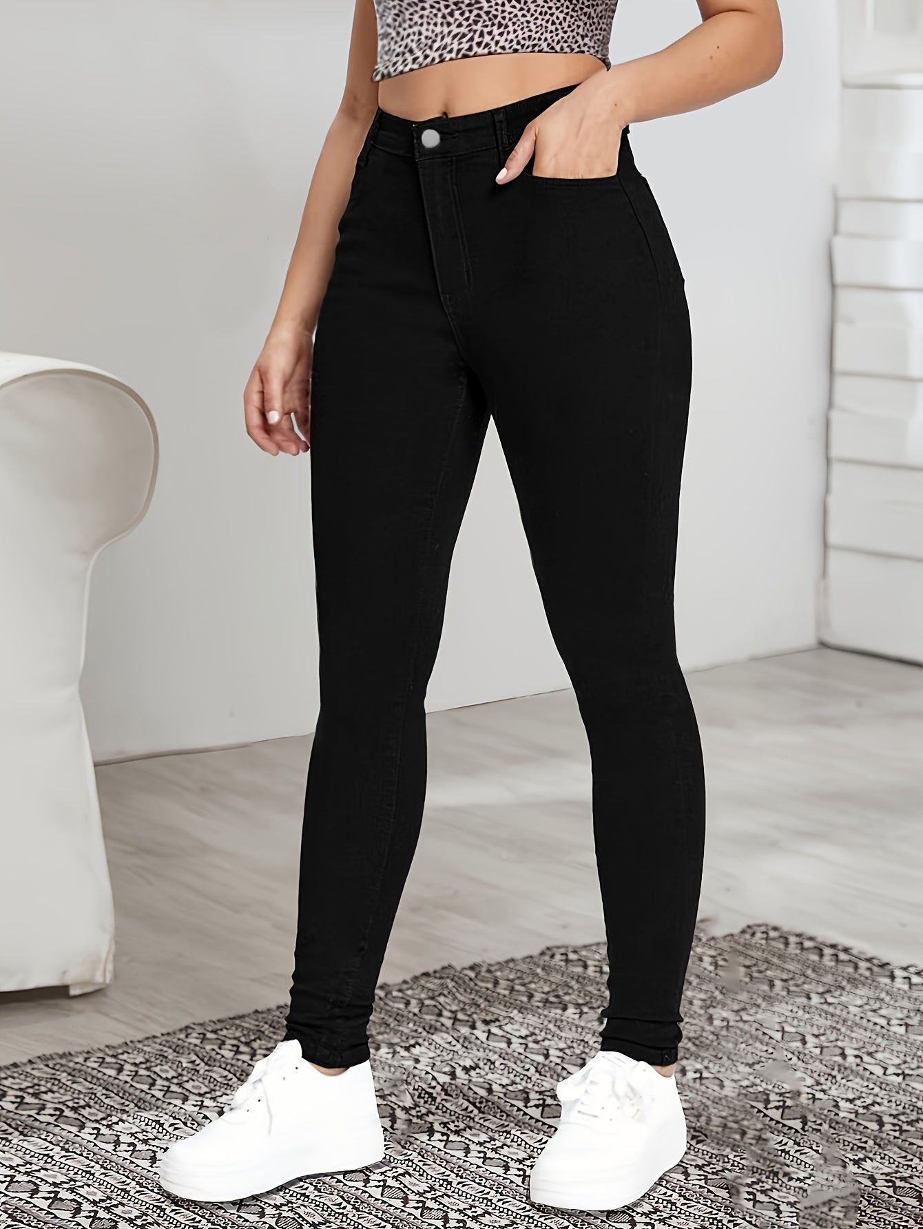 LISETTE™ - Sleek High-Waist Skinny Jeans 