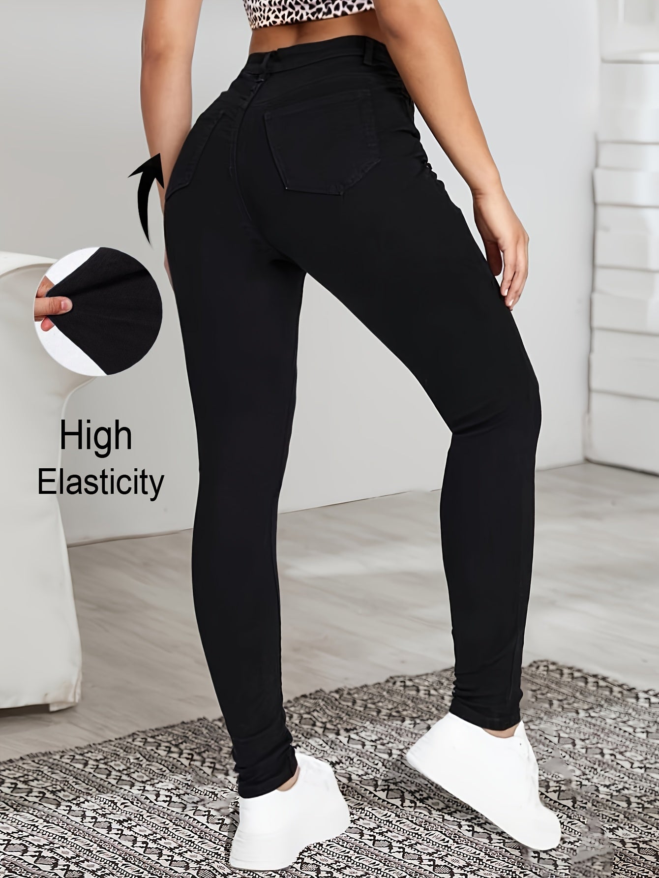 LISETTE™ - Sleek High-Waist Skinny Jeans 
